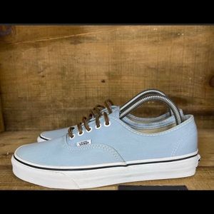 Vans California Blue Canvas Low Top Sneakers